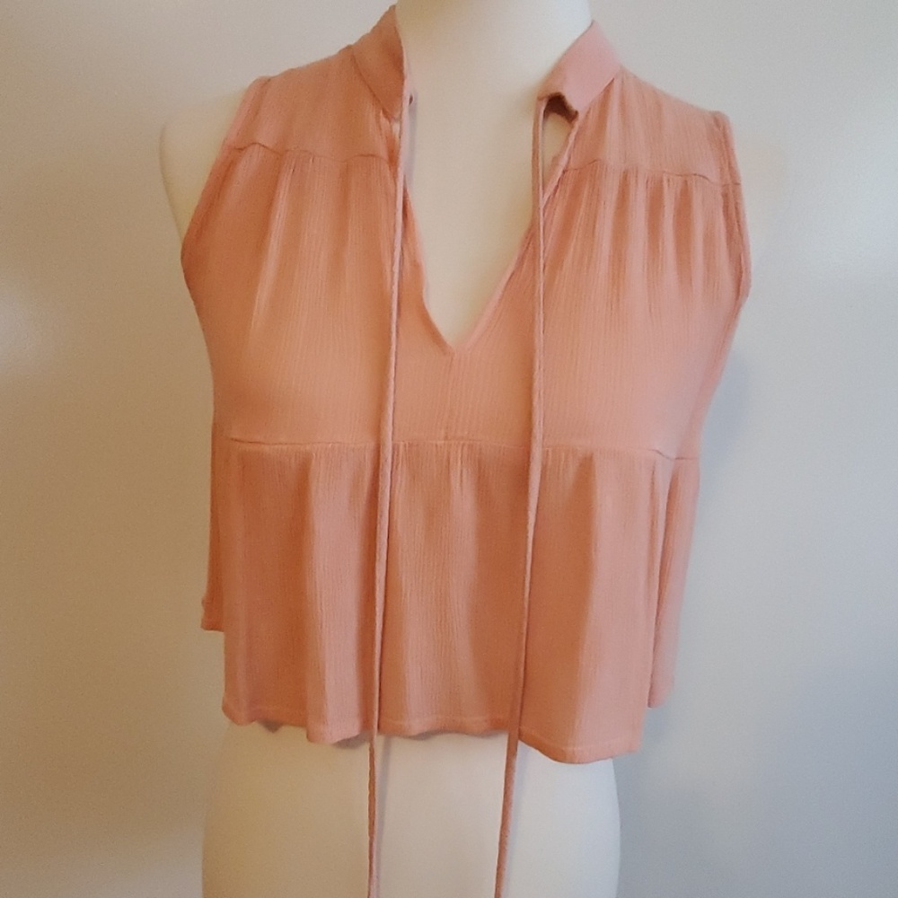 Wet Seal Cropped Rayon Top